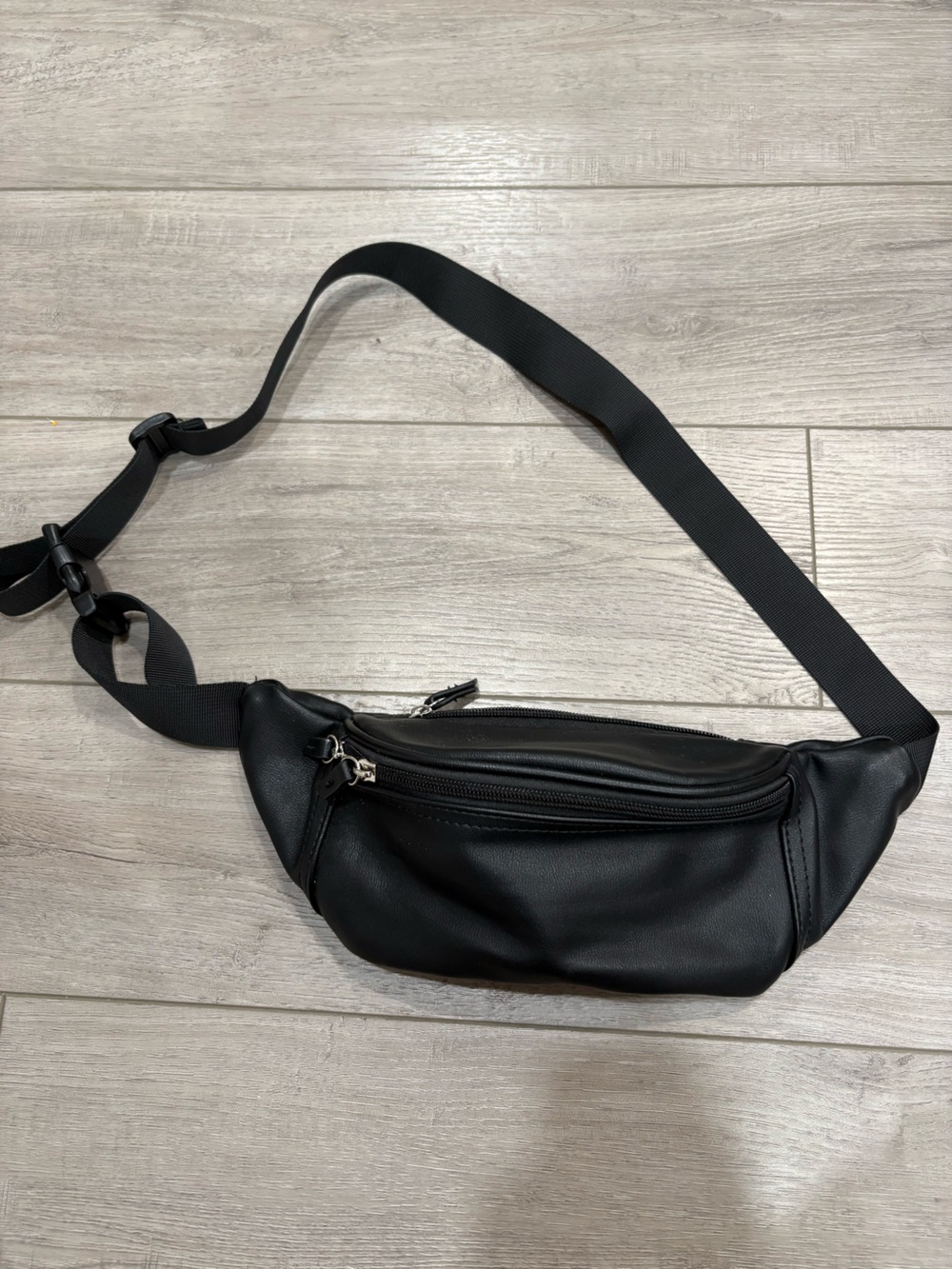 Black Sling Bag - Casual Crossbody Waist Pack